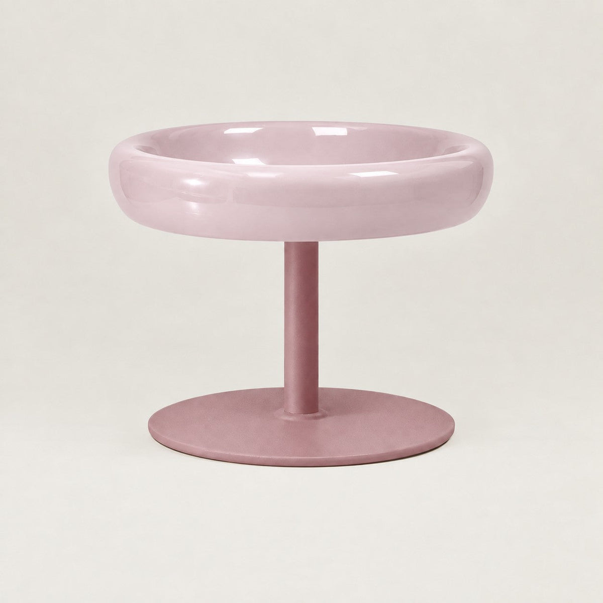 Gamelle surélevée en céramique coloris violet lilas