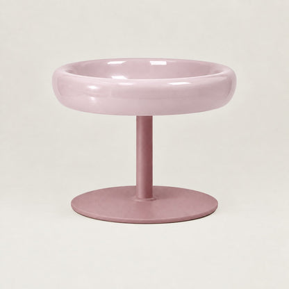 Gamelle surélevée en céramique coloris violet lilas